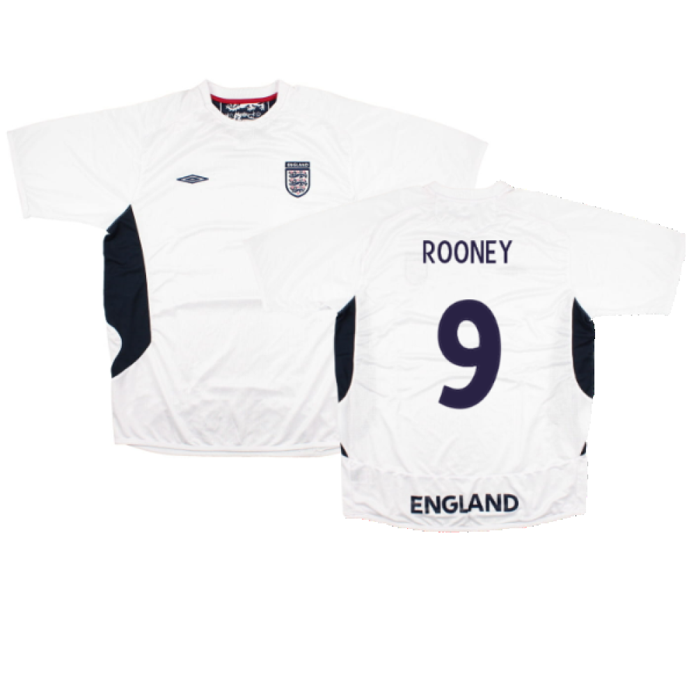 England 2005-07 Umbro Training Shirt (L) (Mint) (ROONEY 9)_0