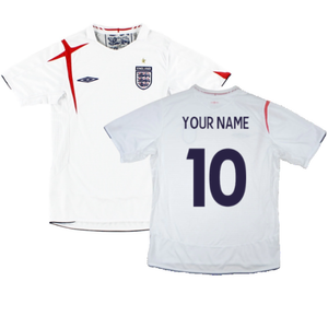 England 2005-2007 Home Shirt (M) (Excellent) (Excellent) (Your Name)_0