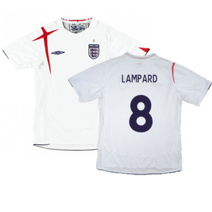 England 2006-08 Home Shirt (XL) (Excellent) (LAMPARD 8)_0