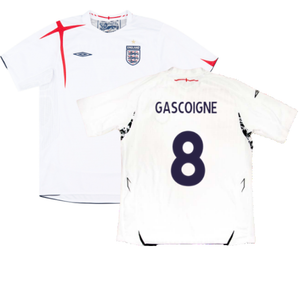 England 2007-09 Home Shirt (XLB) (Fair) (GASCOIGNE 8)_0