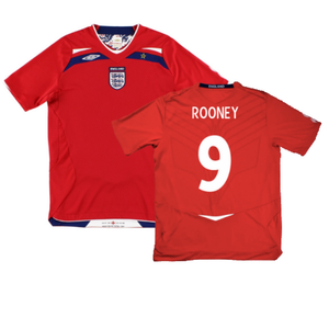 England 2008-10 Away Shirt (Very Good) (ROONEY 9)_0