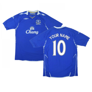 Everton 2007-08 Home Shirt ((Excellent) S) (Your Name)_0