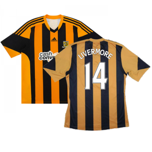 Hull City 2013-14 Home Shirt ((Excellent) S) (Livermore 14)_0