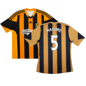 Hull City 2013-14 Home Shirt ((Excellent) S) (Maguire 5)_0