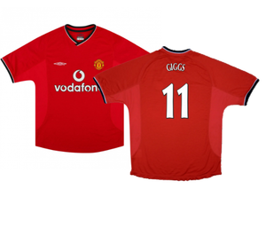 Manchester United 2000-02 Home Shirt ((Very Good) XL) (GIGGS 11)_0