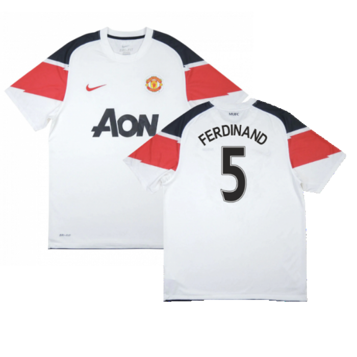 Manchester United 2010-11 Away Shirt ((Excellent) S) (Ferdinand 5)