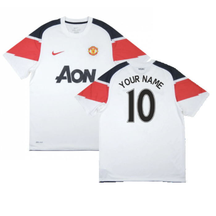 Manchester United 2010-11 Away Shirt ((Excellent) S) (Your Name)