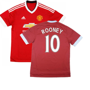 Manchester United 2015-16 Home Shirt ((Good) S) (Rooney 10)_0