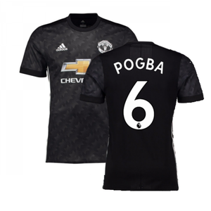 Manchester United 2017-18 Adizero Away Shirt ((Mint) S) (Pogba 6)_0