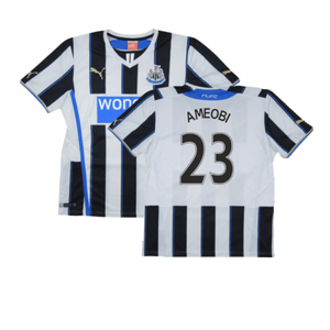 Newcastle United 2013-14 Home Shirt ((Excellent) XXL) (Ameobi 23)_0