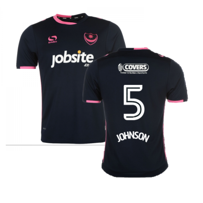 Portsmouth 2017-18 Third Shirt ((Very Good) L) (Johnson 5)