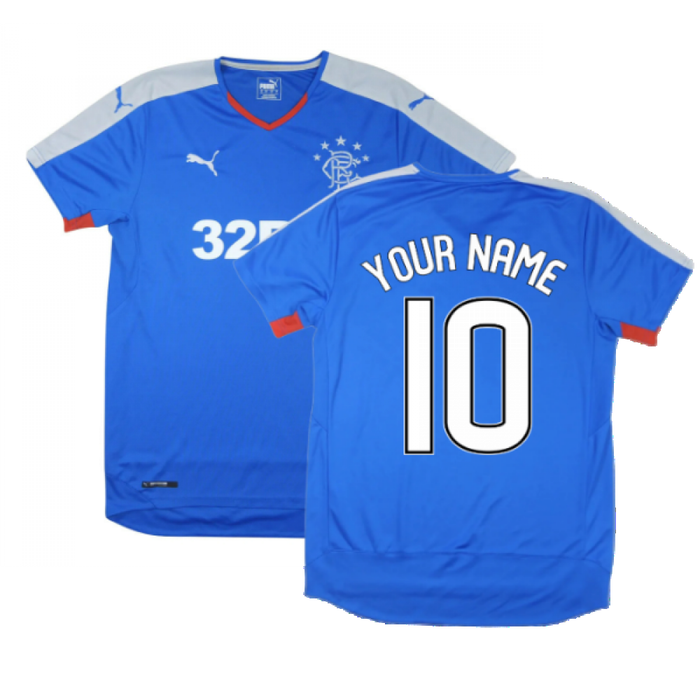 Rangers 2015-16 Home Shirt ((Excellent) S) (Your Name)