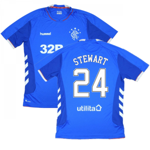 Rangers 2018-19 Home Shirt ((Excellent) L) (Stewart 24)_0