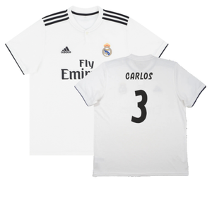 Real Madrid 2018-19 Home Shirt (S) (Very Good) (Carlos 3)_0