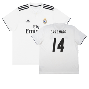 Real Madrid 2018-19 Home Shirt (S) (Very Good) (Casemiro 14)_0