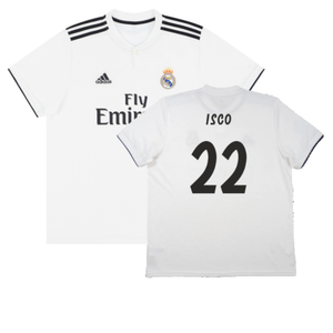 Real Madrid 2018-19 Home Shirt (S) (Very Good) (Isco 22)_0