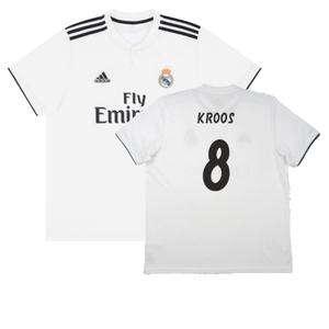 Real Madrid 2018-19 Home Shirt (S) (Very Good) (Kroos 8)_0