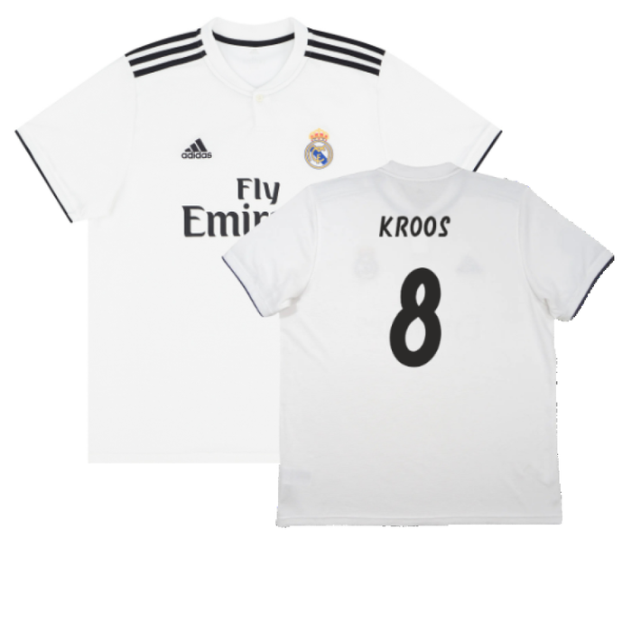 Real Madrid 2018-19 Home Shirt (S) (Very Good) (Kroos 8)