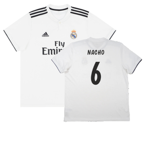 Real Madrid 2018-19 Home Shirt (S) (Very Good) (Nacho 6)_0