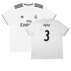Real Madrid 2018-19 Home Shirt (S) (Very Good) (Pepe 3)_0