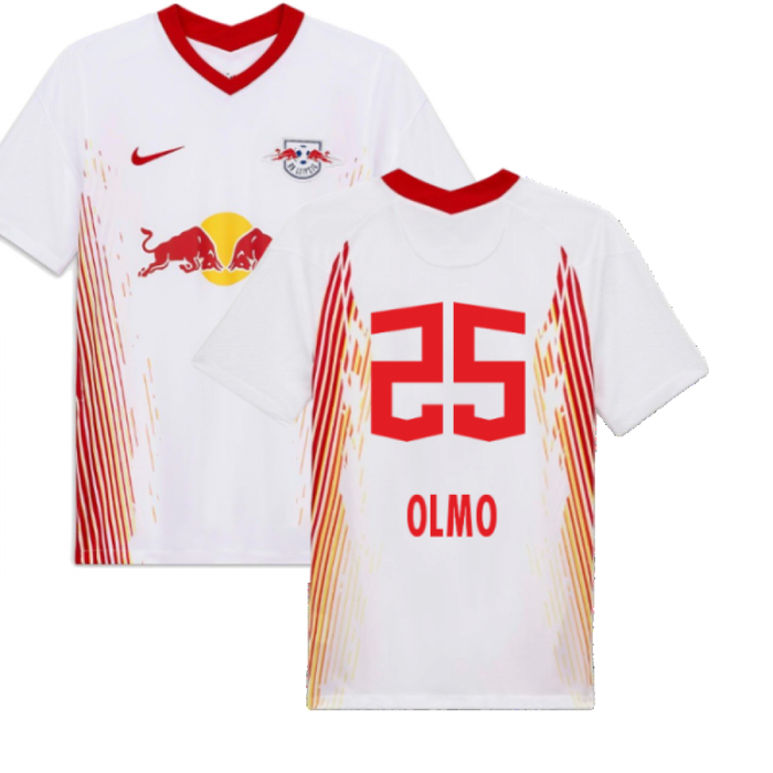 Red Bull Leipzig 2020-21 Home Shirt ((Excellent) S) (OLMO 25)