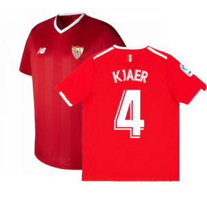 Sevilla 2017-18 Away Shirt ((Excellent) L) (KJAER 4)_0