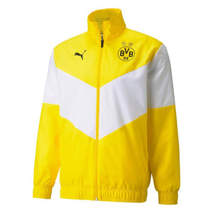 2021-2022 Borussia Dortmund Pre Match Jacket (Yellow)_0