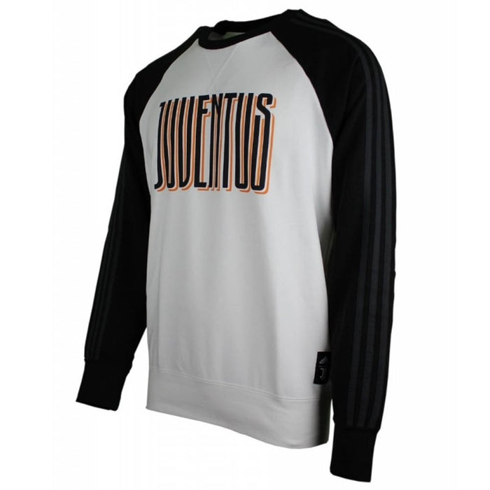 2021-2022 Juventus Graphic Crew Sweat (Black)