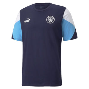 2021-2022 Man City FtblCulture Tee (Peacot)_0