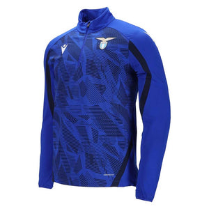 2021-2022 Lazio Pre-Match Half Zip Training Top (Blue)_0