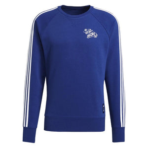 Real Madrid 2021-2022 Graphic Crew Sweat (Blue)_0