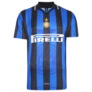 1998 Inter Milan Score Draw Home Shirt (M) (Excellent)_0