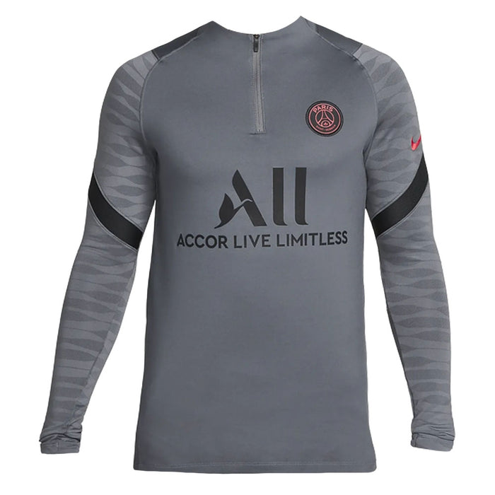 PSG 2021-2022 CL Drill Top (Dark Grey)