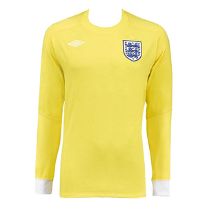 2010-2011 England Goalkeeper LS Shirt (Yellow) (Excellent)_0