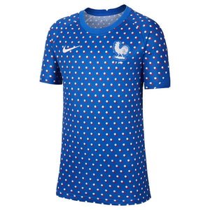 2022-2023 France Pre-Match Training Shirt (Hyper Cobalt) - Kids_0