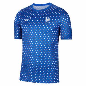 2022-2023 France Pre-Match Training Shirt (Hyper Cobalt)_0