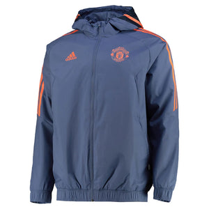 2022-2023 Man Utd Allweather Jacket (Blue)_0