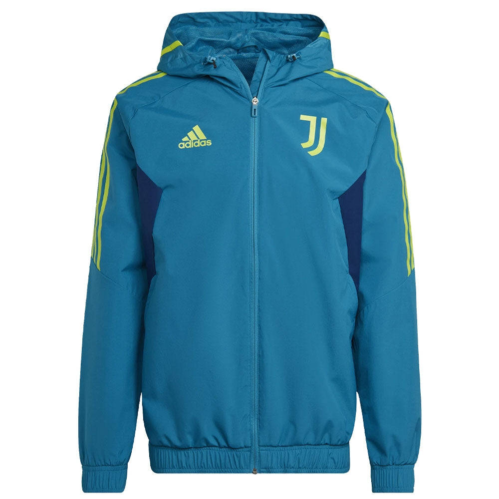 2022-2023 Juventus Allweather Jacket (Active Teal) – Classic