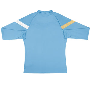 2022-2023 Uruguay Half Zip Training Top (Blue)_1