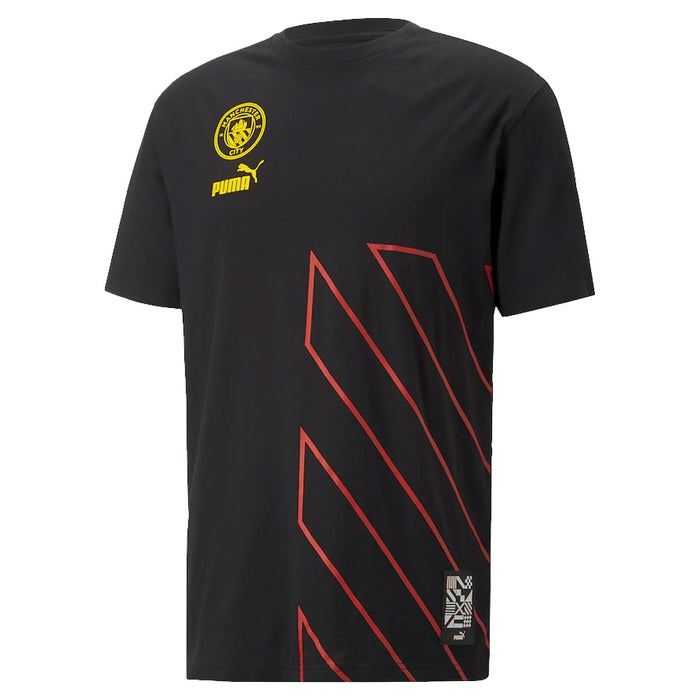 2022-2023 Man City FtblCulture Tee (Black)