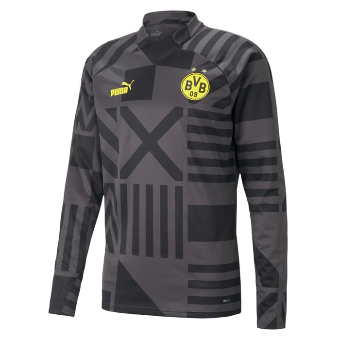 2022-2023 Borussia Dortmund Pre-Match Sweat (Black-Asphalt)