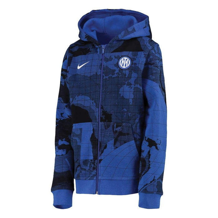 2022-2023 Inter Milan All Over Print Hoodie (Kids)