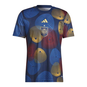 2022-2023 Spain Pre-Match Shirt (Navy)_0