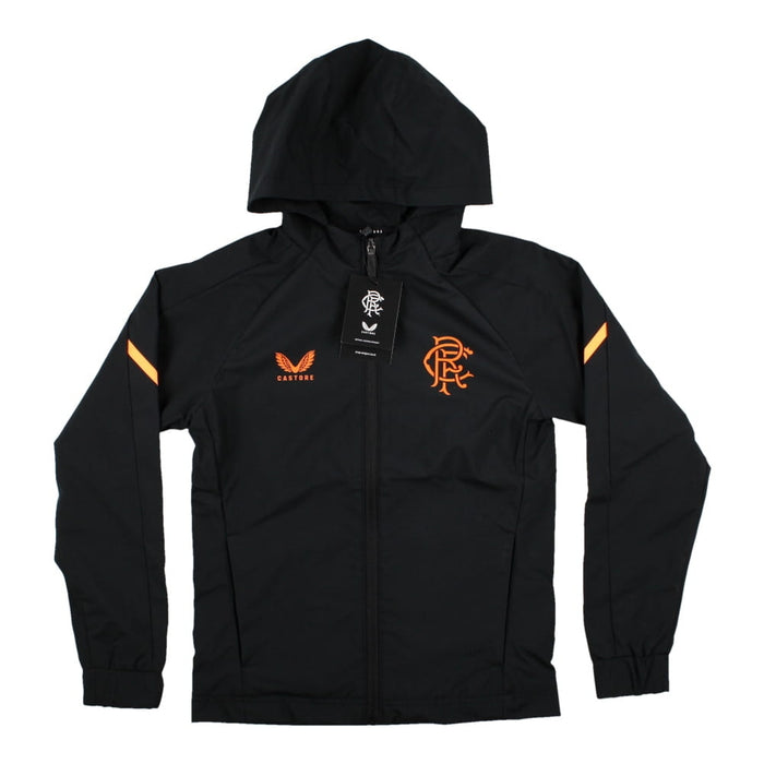 2022-2023 Rangers Lightweight Jacket (Black-Orange) - Kids