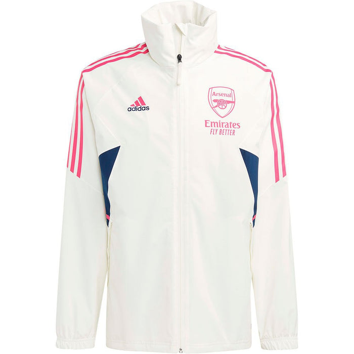 2022-2023 Arsenal Rain Jacket (Off White)