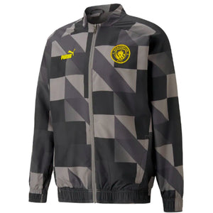 2022-2023 Man City Pre-Match Jacket (Black)_0