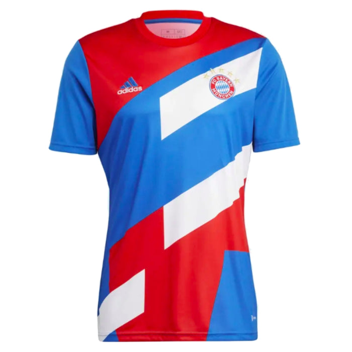 2022-2023 Bayern Munich Pre-Match Shirt (Red-White-Blue)