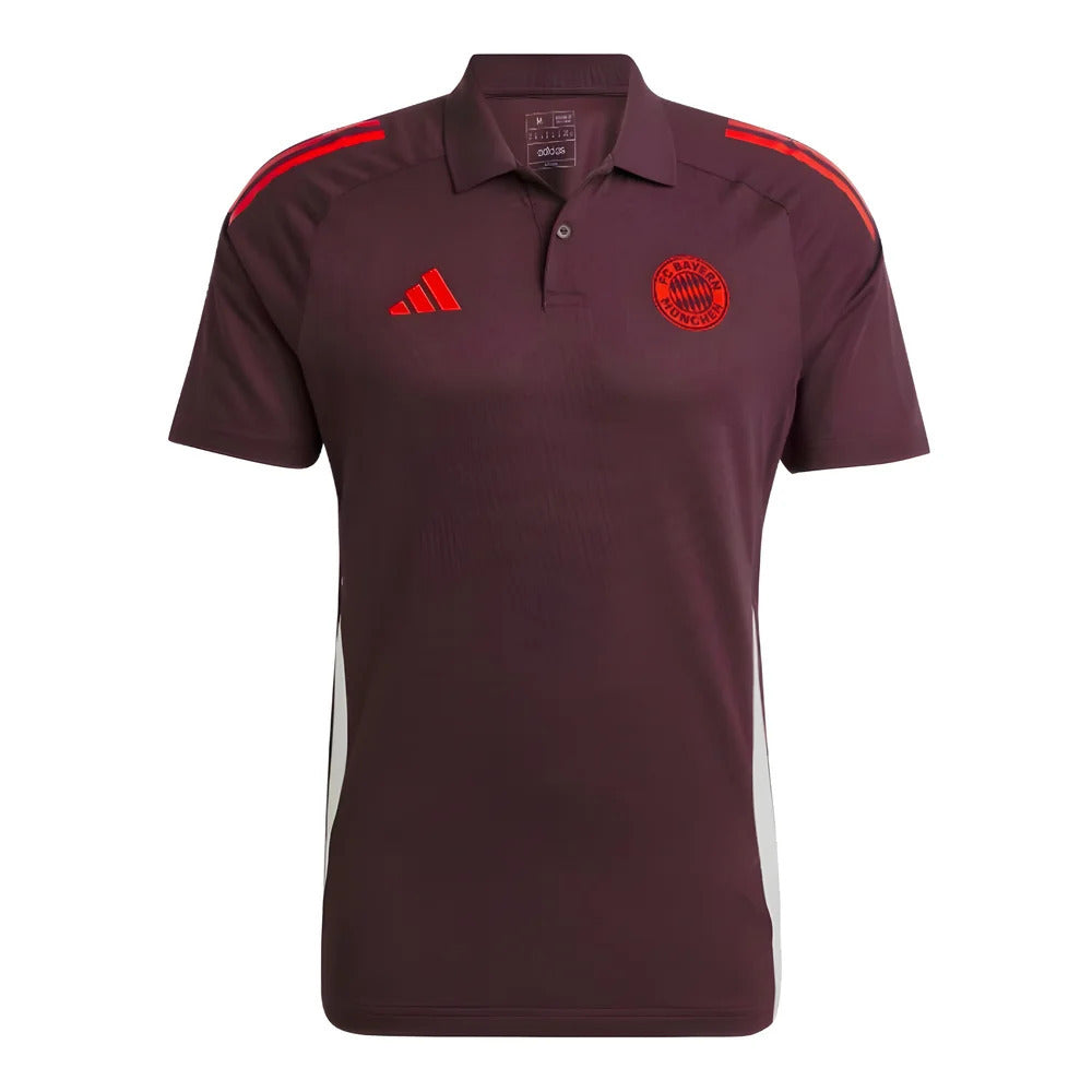 2024-2025 Bayern Munich Polo Shirt (Shadow Maroon)_0