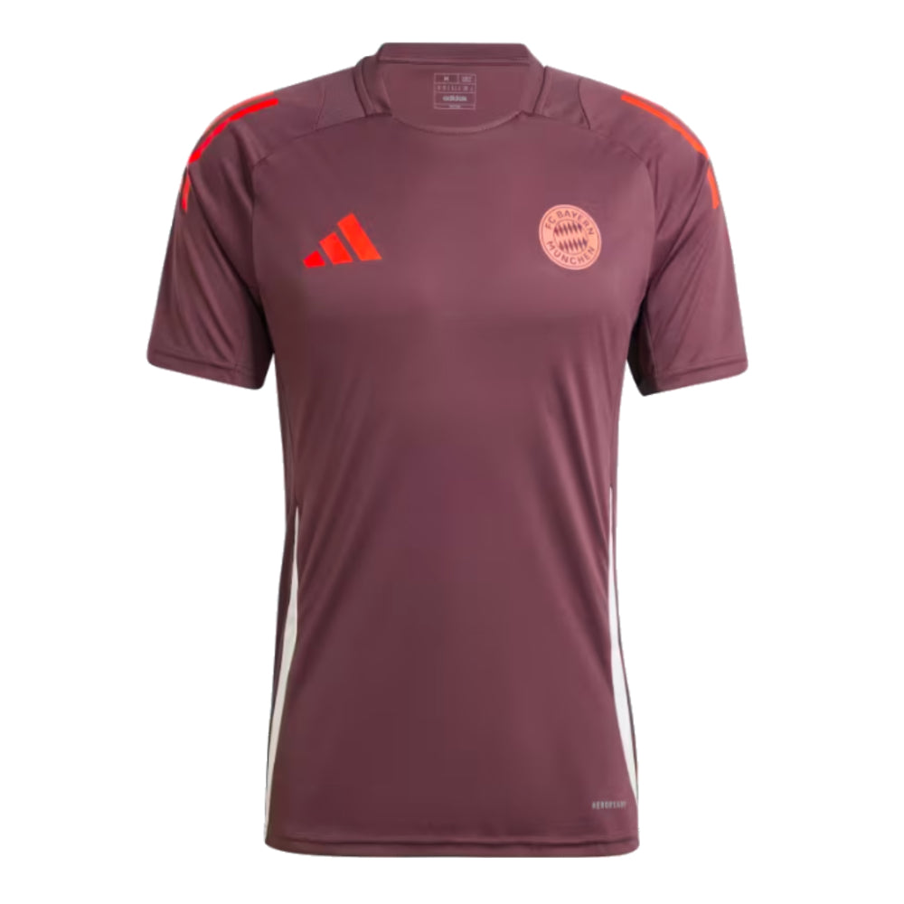 2024-2025 Bayern Munich Training Shirt (Shadow Maroon)_0