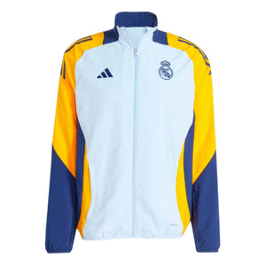 2024-2025 Real Madrid Presentation Jacket (Glow Blue)_0